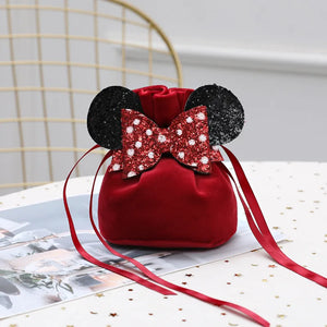 2pcs Jewelry Gift Bag Drawstring Wedding Party DIY Decoration