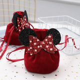 2pcs Jewelry Gift Bag Drawstring Wedding Party DIY Decoration