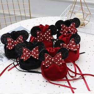 2pcs Jewelry Gift Bag Drawstring Wedding Party DIY Decoration