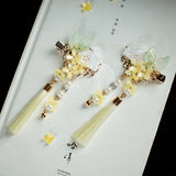Vintage Rabbit Fringe Hair Clips Hanfu Accessories