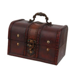 Vintage Jewelry Chest Wooden Box Organizer for Necklaces and Rings