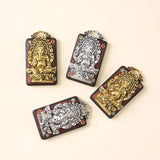 2pcs Vintage Religion Ganesha Charms Antique Metal Copper Buddha Charms Pendants