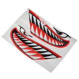 2pcs Teeth Mouth Stickers Waterproof DIY Boat Car Truck Accessories
