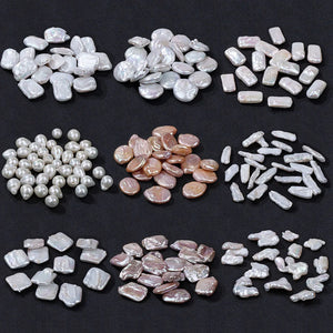 2pcs Natural Baroque Pearl Bead Charm Loose Beads