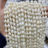 2pcs Natural Baroque Pearl Bead Charm Loose Beads