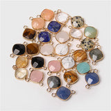 2pcs Colorful Crystal Druzy Stone Pendants DIY Jewelry Making