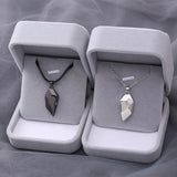 2pcs Magnetic Couple Bracelets Necklaces Heart Pendant Magnet Bracelet Necklace
