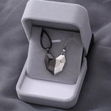 2pcs Magnetic Couple Bracelets Necklaces Heart Pendant Magnet Bracelet Necklace