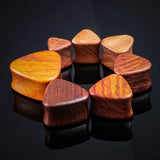 2pcs Wood Flesh Tunnels Pincher Ear Plugs Gauges Earrings