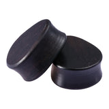 2pcs Wood Flesh Tunnels Pincher Ear Plugs Gauges Earrings