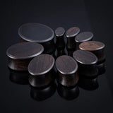 2pcs Wood Flesh Tunnels Pincher Ear Plugs Gauges Earrings
