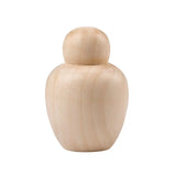 2pcs Wooden Doll DIY Natural Unfinished Wooden Nail Doll Painted Toys