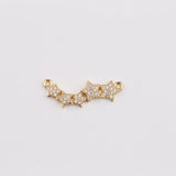 Zircon Copper Edging Charms Necklace - Jewelry Making Accessories
