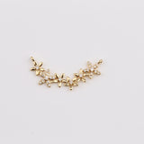 Zircon Copper Edging Charms Necklace - Jewelry Making Accessories