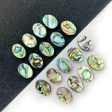 2pcs/bag Natural Abalone Shell Bead Oval Jewelry Making DIY Earring Pendant