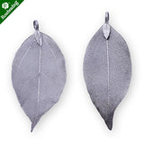 Electroplated Leaf Pendant, Filigree Leaf Charm for Jewelry Making