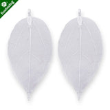 Electroplated Leaf Pendant, Filigree Leaf Charm for Jewelry Making
