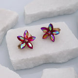 2pcs Hotel Deluna iu Flower Hairclip Retro Stylish Creative Hairpin