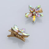 2pcs Hotel Deluna iu Flower Hairclip Retro Stylish Creative Hairpin