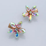 2pcs Hotel Deluna iu Flower Hairclip Retro Stylish Creative Hairpin
