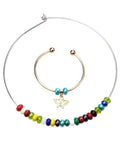 2pcs Rhodium-Plated Copper Necklace Punk Jewelry DIY