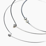 2pcs Rhodium-Plated Copper Necklace Punk Jewelry DIY