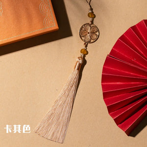 2pcs/lot 14cm Colorful Polyester Tassels For Crafts DIY Decoration Mobile Phone
