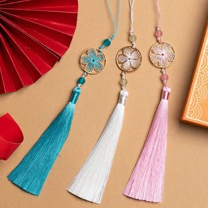 2pcs/lot 14cm Colorful Polyester Tassels For Crafts DIY Decoration Mobile Phone