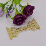 2pcs/lot 25x60mm Women's Classic Bracelet Clasp with Zircon