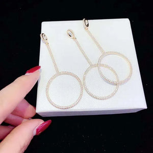 2pcs 30X70MM Women's CZ-inlaid Pearl Bracelet Buckle