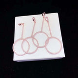 2pcs 30X70MM Women's CZ-inlaid Pearl Bracelet Buckle
