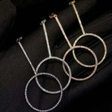 2pcs 30X70MM Women's CZ-inlaid Pearl Bracelet Buckle