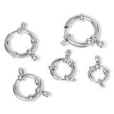 2pcs Stainless Steel Sailor Clasps Charm Bracelet End Clasps