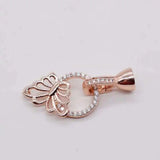2pcs/lot 32mm Women's Butterfly Pearl Jewelry Set