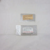 2pcs 5x10cm Platinum Titanium Mesh for Rectifier Machine