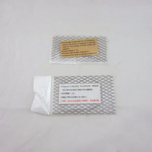 2pcs 5x10cm Platinum Titanium Mesh for Rectifier Machine