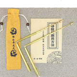 2pcs Brass Dowing Rod Feng Shui Probe Precision Professional Xunlong Acupoint