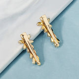 2pcs CZ Barrettes Hair Clips for Women Girls Hairpins