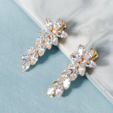 2pcs CZ Barrettes Hair Clips for Women Girls Hairpins