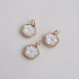 2pcs/lot Cat Paw Bling Shell Beads for DIY Jewelry Making