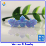 2pcs Synthetic OP06 Fire Opal Hamsa Pendant/Bracelet/Necklaces