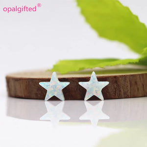 (2pcs/lot) Synthetic Opal Star Loose Beads 10mm for DIY Jewelry