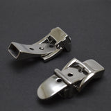 2pcs Stainless Steel Bayon Lock Buckle for DIY Leather Bracelet Making
