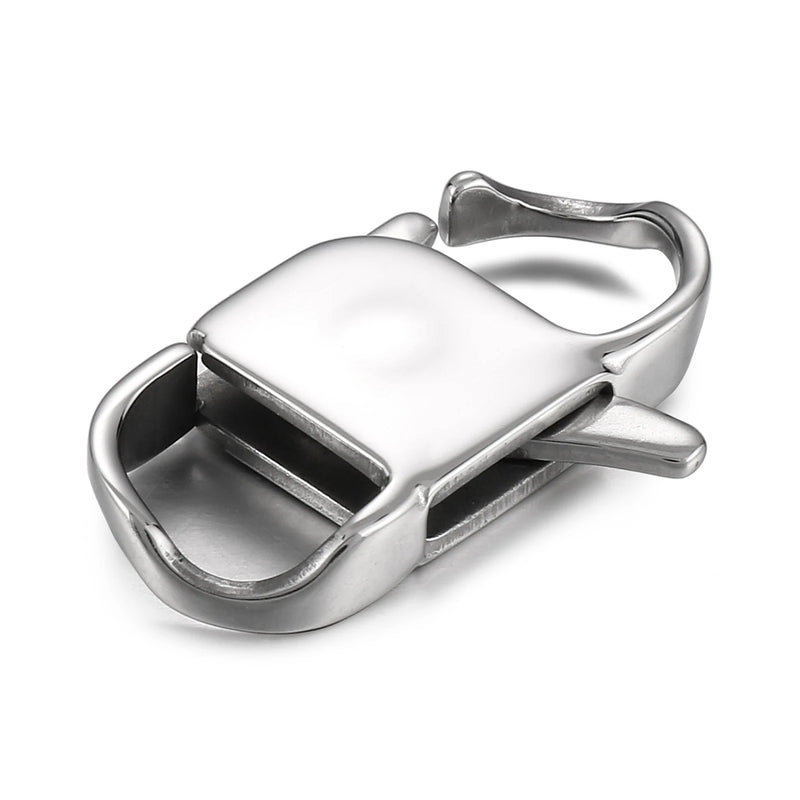 2pcs Stainless Steel DIY Clasps & Hooks for Jewelry Making