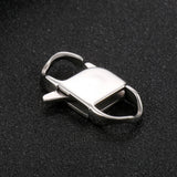 2pcs Stainless Steel DIY Clasps & Hooks for Jewelry Making