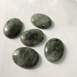 2pcs Natural Labradorite Gemstone Oval Cabochion Pendant 30*40mm for Jewelry DIY