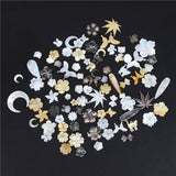 2pcs Mother Of Pearl Bead Shell Charms For Jewelry Making DIY