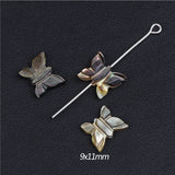 2pcs Mother Of Pearl Bead Shell Charms For Jewelry Making DIY