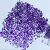 2pcs Natural Amethyst Gemstones Bulk Square Hearts Round Ellipses Cut