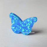 2pcs Dark Butterfly Opal Synthetic Stone for DIY Jewelry